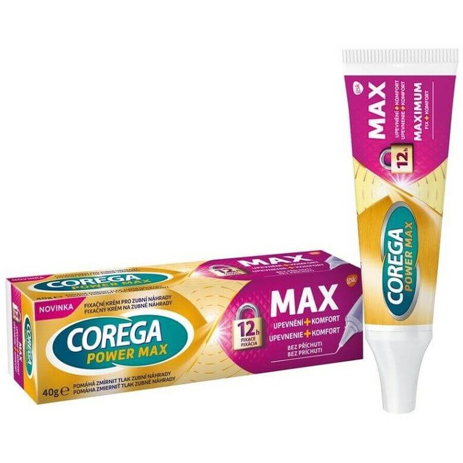 Corega Power MAX maintien + confort 40 g