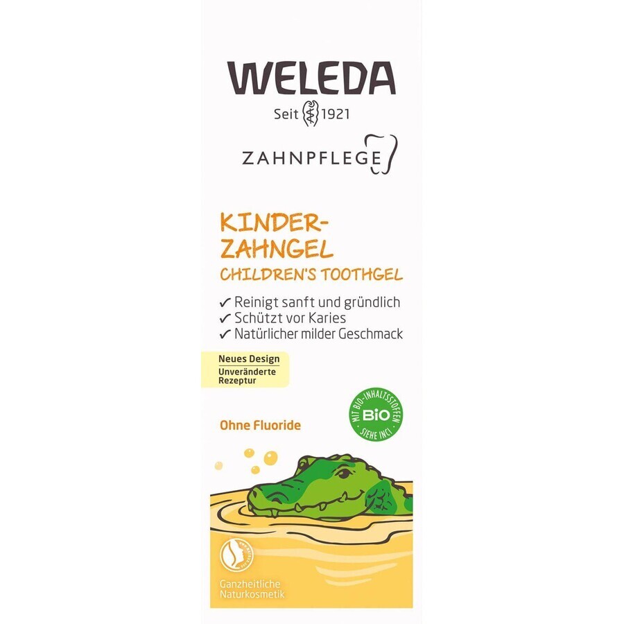 Gel dentaire Weleda pour enfants, 50 ml