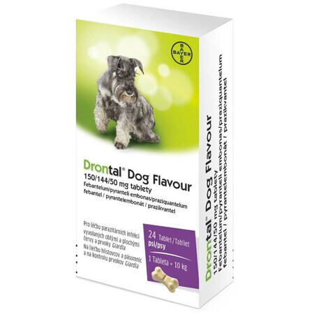 Drontal Dog Flavour 150/144/50 mg 24 compresse