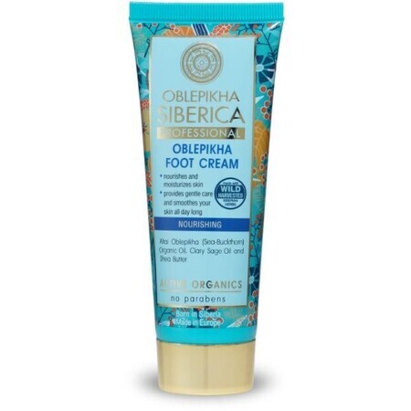 Natura Siberica crema para pies espino amarillo 75 ml