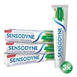 Sensodyne Fluoride pastă de dinți 3 x 75 ml