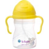 B. box b.box Cană cu paie lemon 240 ml