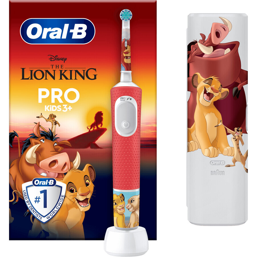 Periuță de dinți electrică Oral-B Pro Kids Lion King cu design