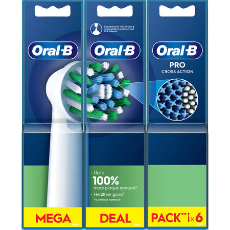 Testine di ricambio Oral-B Pro Cross Action 6 pz.