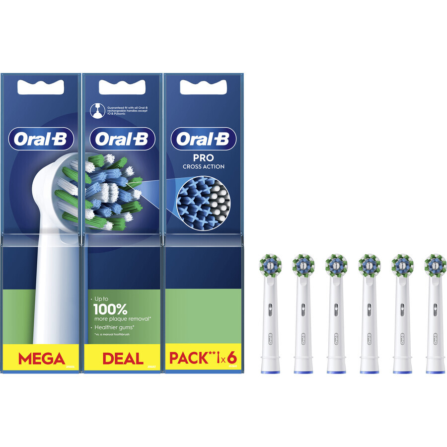 Testine di ricambio Oral-B Pro Cross Action 6 pz.