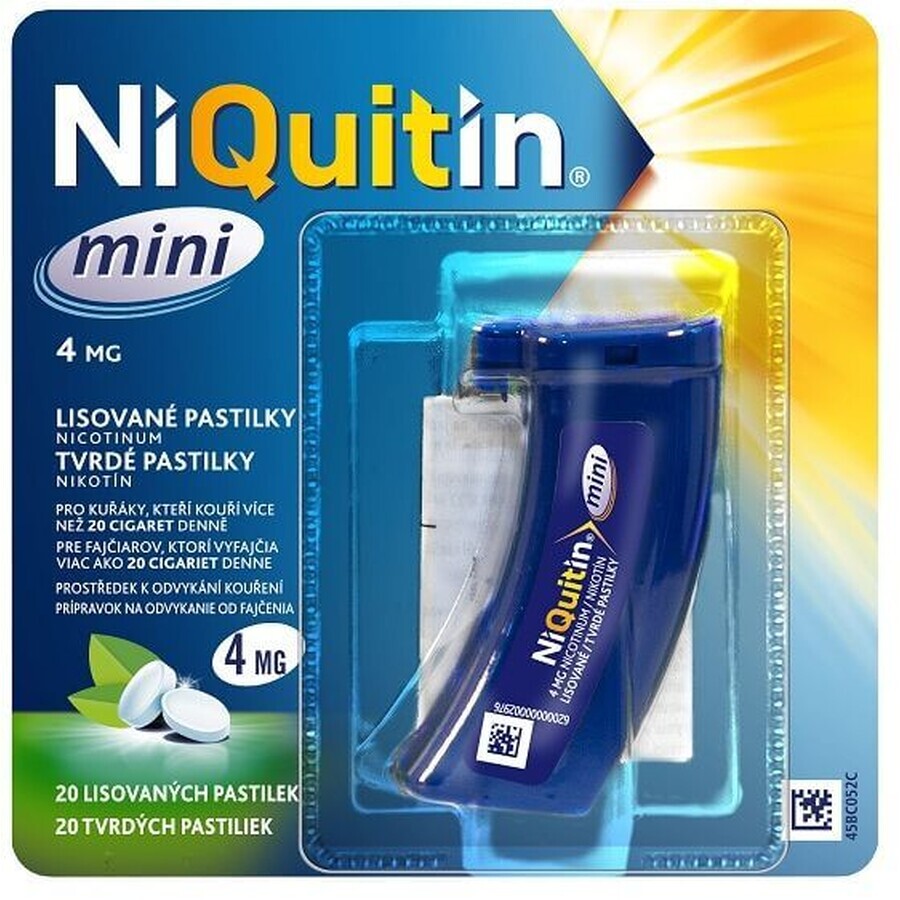 Niquitin Mini 4mg 20 Tabletten