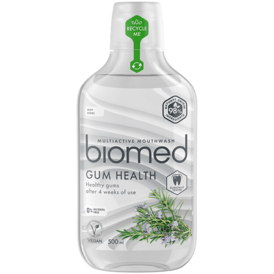 Apa de gură Biomed pentru sănătatea gingiilor 500 ml