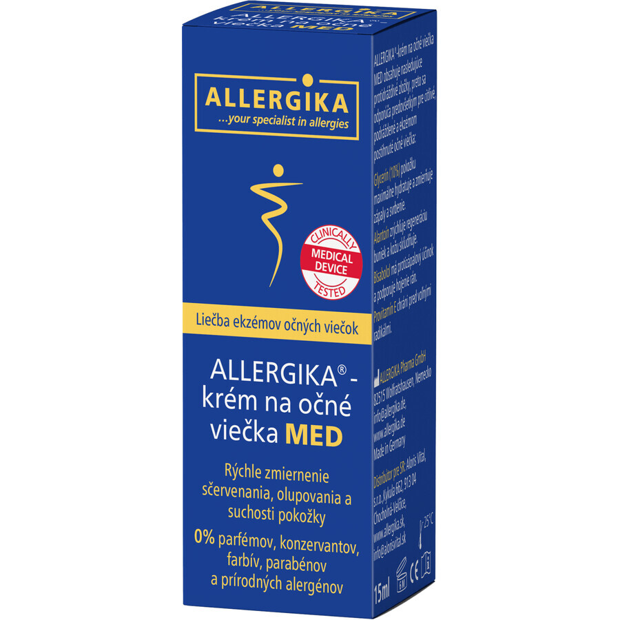 Allergika MED crème pour les paupières 15 ml