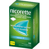 Nicorette Icemint Gum 4mg gumă de mestecat medicinală 105 buc