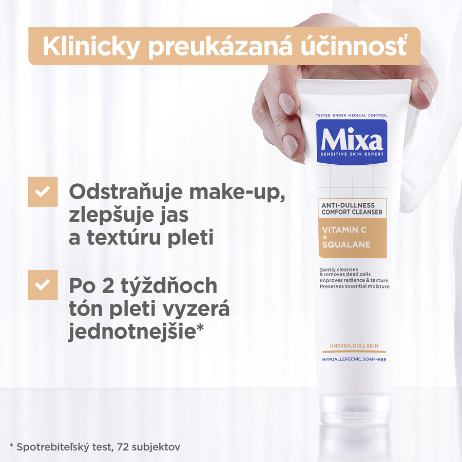 Mixa gel limpiador para pieles apagadas 150 ml