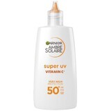 Garnier Ambre Solaire Super UV Daily Anti-Dark Spot Fluid cu vitamina C și SPF 50+, 40 ml