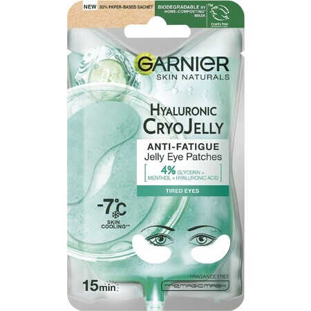 Garnier Cryo Jelly Verkoelend Textiel Oogmasker -7 °C 5 g