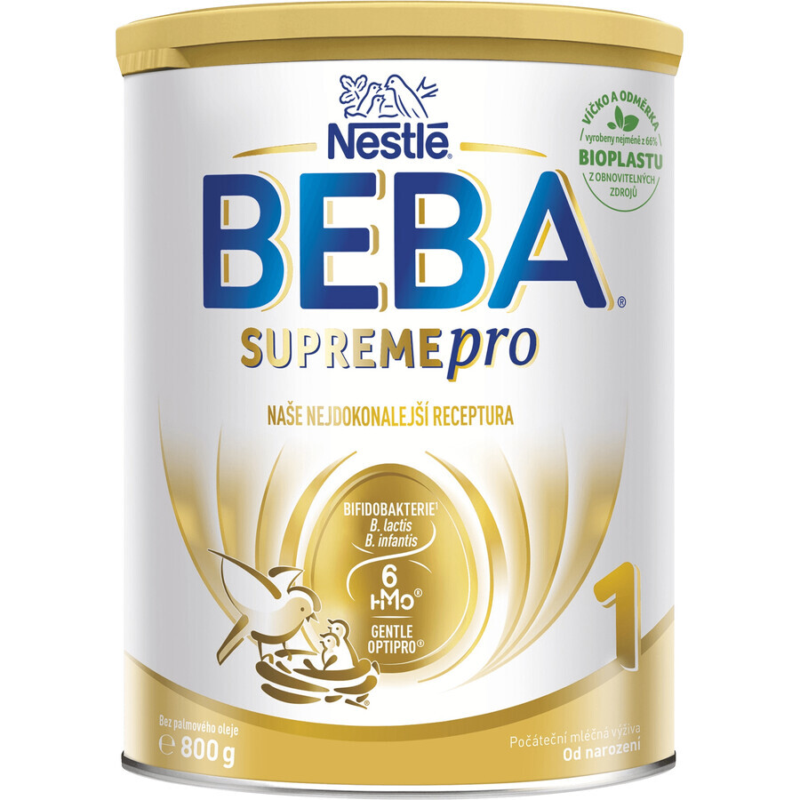 Nestlé Beba SUPREMEfor 1 lapte praf pentru sugari de la naștere 6HMO 800 g