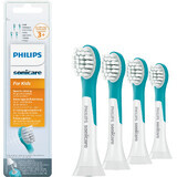 Philips Sonicare Child Sonicare HX6034/33 Cabezal de cepillo dental sónico de tamaño compacto para niños a partir de 3 años 4 piezas