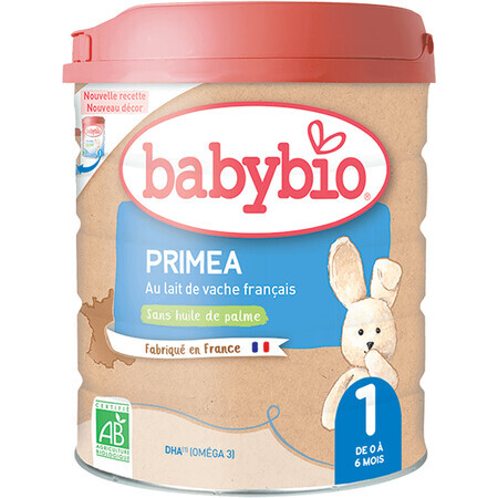 Babybio Primea 1 organic infant formula 800 g