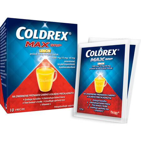 Coldrex MaxGrip Lemon 10 pliculețe