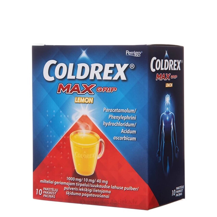 Coldrex MaxGrip Lemon 10 pliculețe