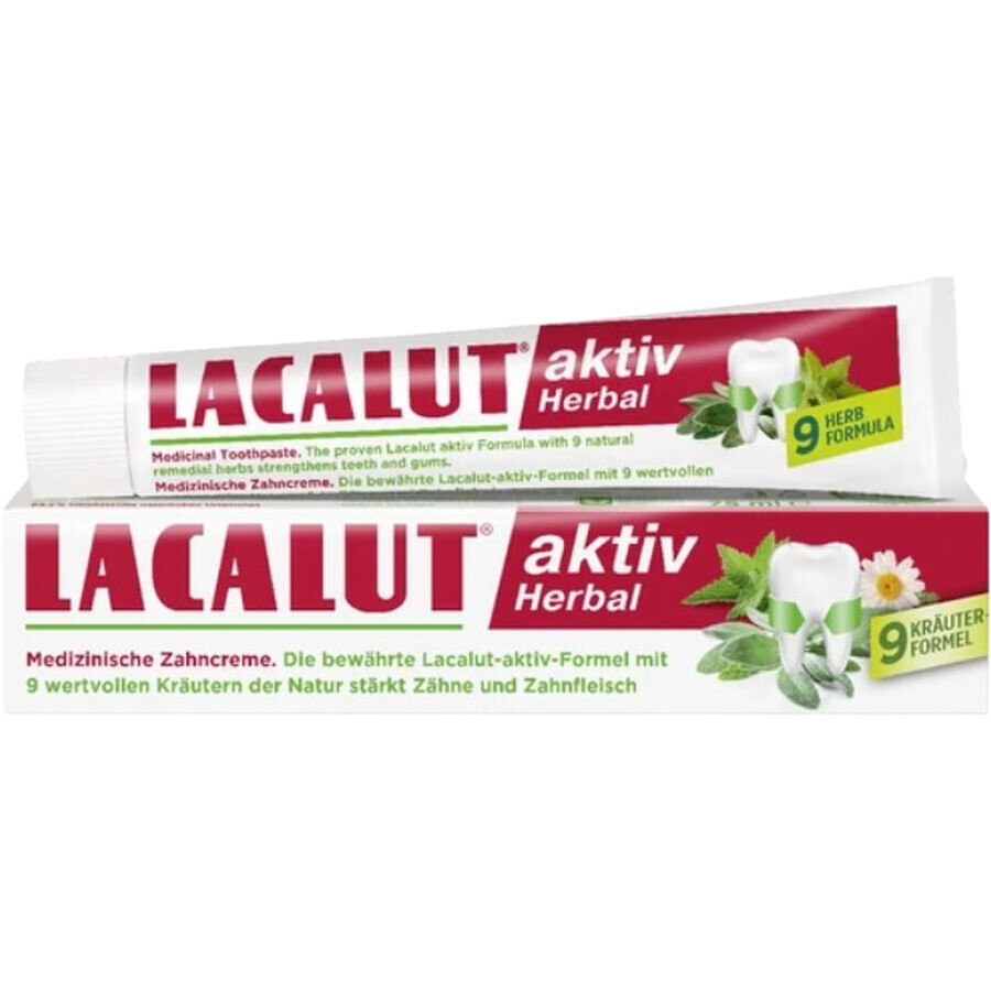 Lacalut Aktiv Kruidentandpasta 75 ml