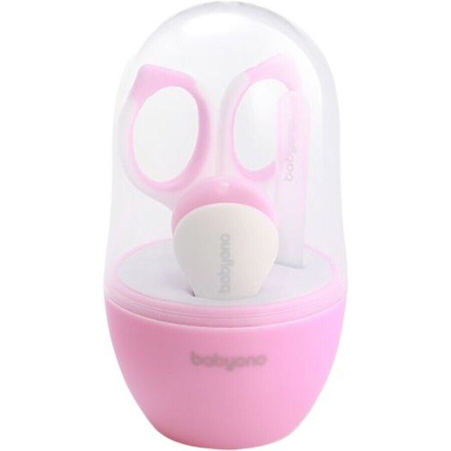 BabyOno Baby manicure set pink