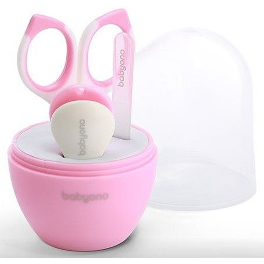 BabyOno Baby manicure set pink