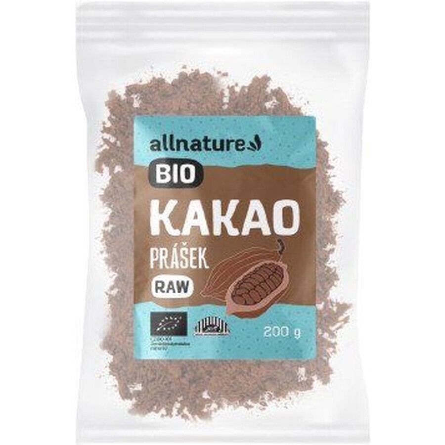 Allnature Pudră de cacao BIO RAW 200 g