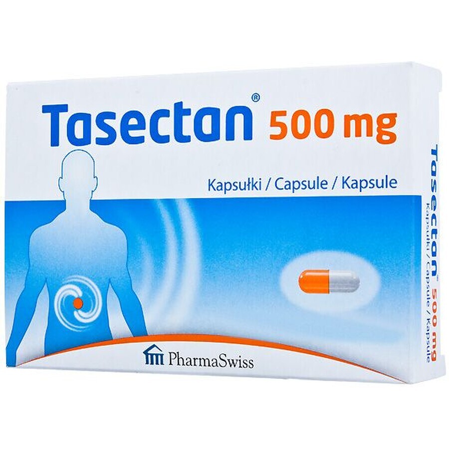 Tasectan 500mg, 15 capsule