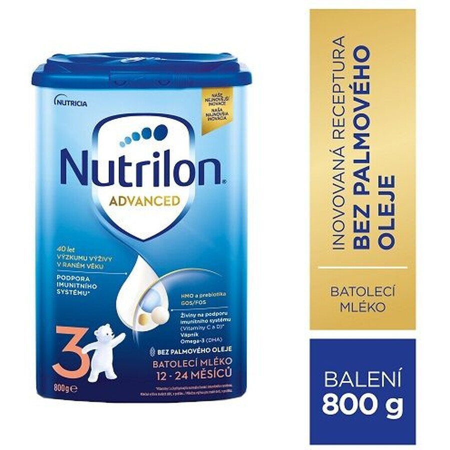 Nutrilon 3 Advanced fórmula infantil 800 g