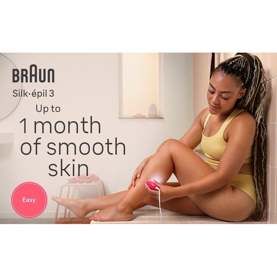 Braun Silk-épil 3, Epilator 3-031, Roz