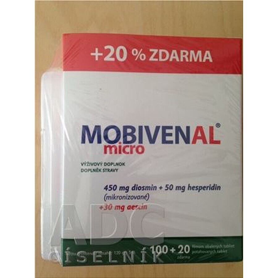 Mobivenal MOBIVENAL micro tbl flm 100+20 gratuit + gratuit manșon portabil pentru tabletă