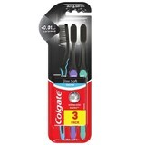 Periuță de dinți Colgate Slim Soft Charcoal trio 3 buc