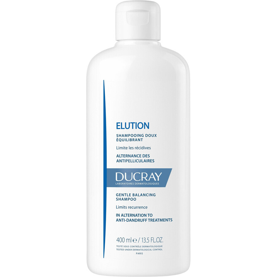 Ducray ELUTION Shampooing équilibrant le cuir chevelu 400 ml