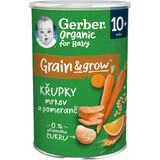 Gerber Chipsuri organice cu morcovi și portocale 35 g