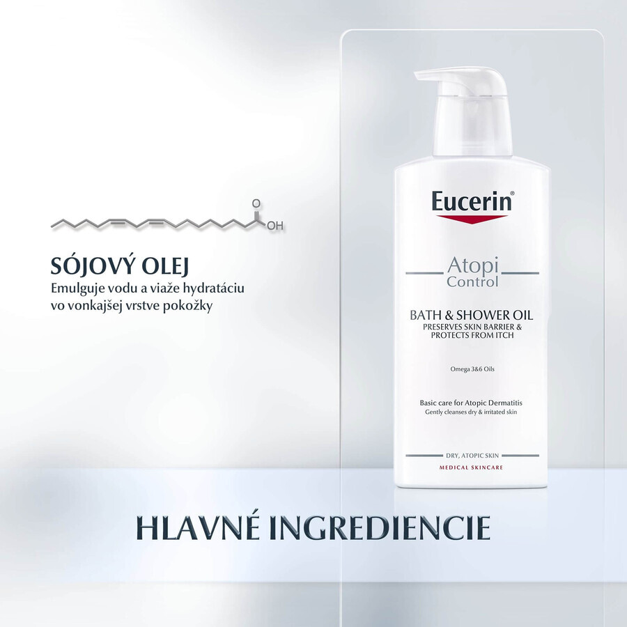 Eucerin AtopiControl aceite de ducha para piel seca 400 ml