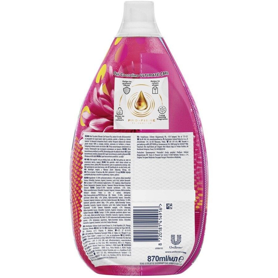 Balsam de rufe Coccolino Fuchsia passion 870 ml