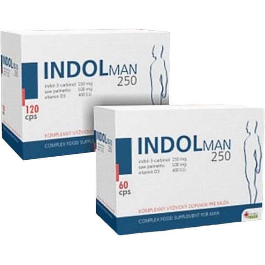 Indol MAN 250 180 capsules