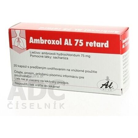 Ambroxol AL 75 retard 75 mg 1 x 20 capsule