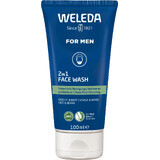 Weleda For Men 2in1 gel de curățare pentru față și barbă 100 ml