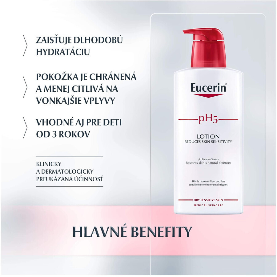 Eucerin pH5 hydraterende bodylotion voor de gevoelige huid 400 ml