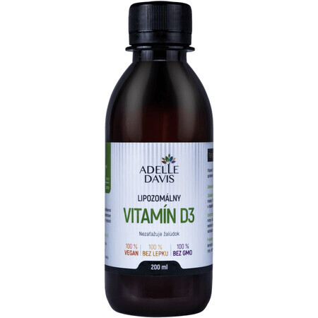 Adelle Davis Vitamina D3 lipozomală 200 ml