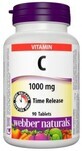 Webber Naturals Vitamina C cu eliberare prelungită 1000 mg 90 comprimate