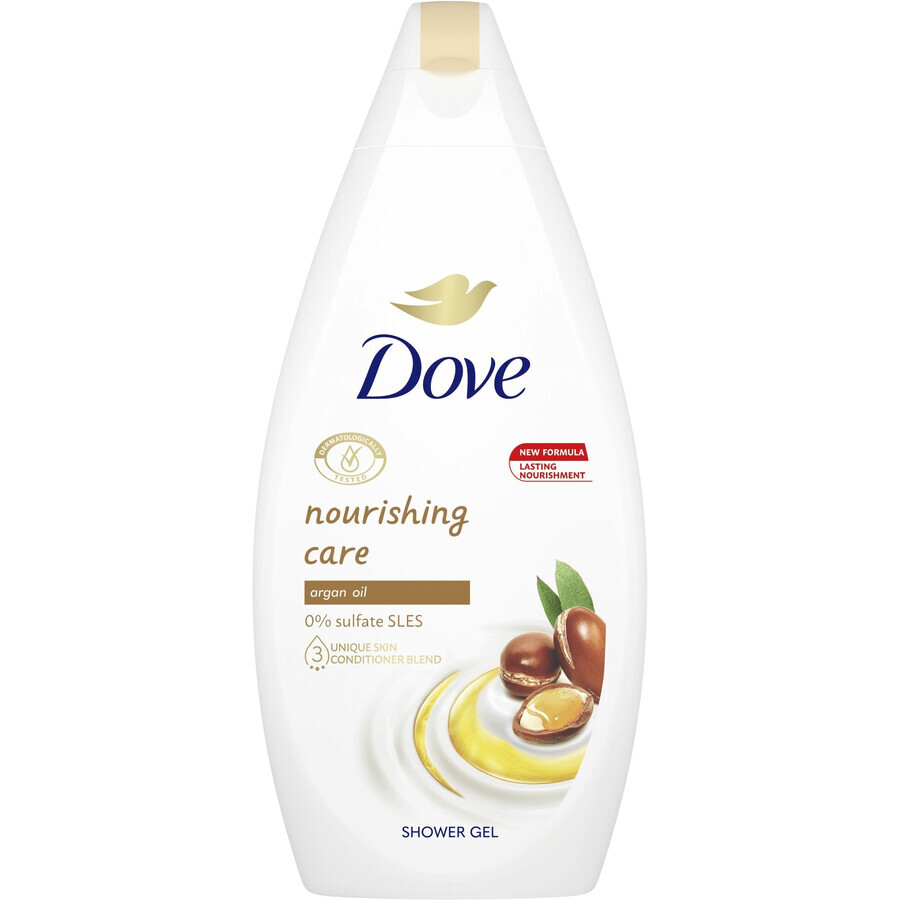 Dove Nourishing Care Argan Gel Doccia 450 ml