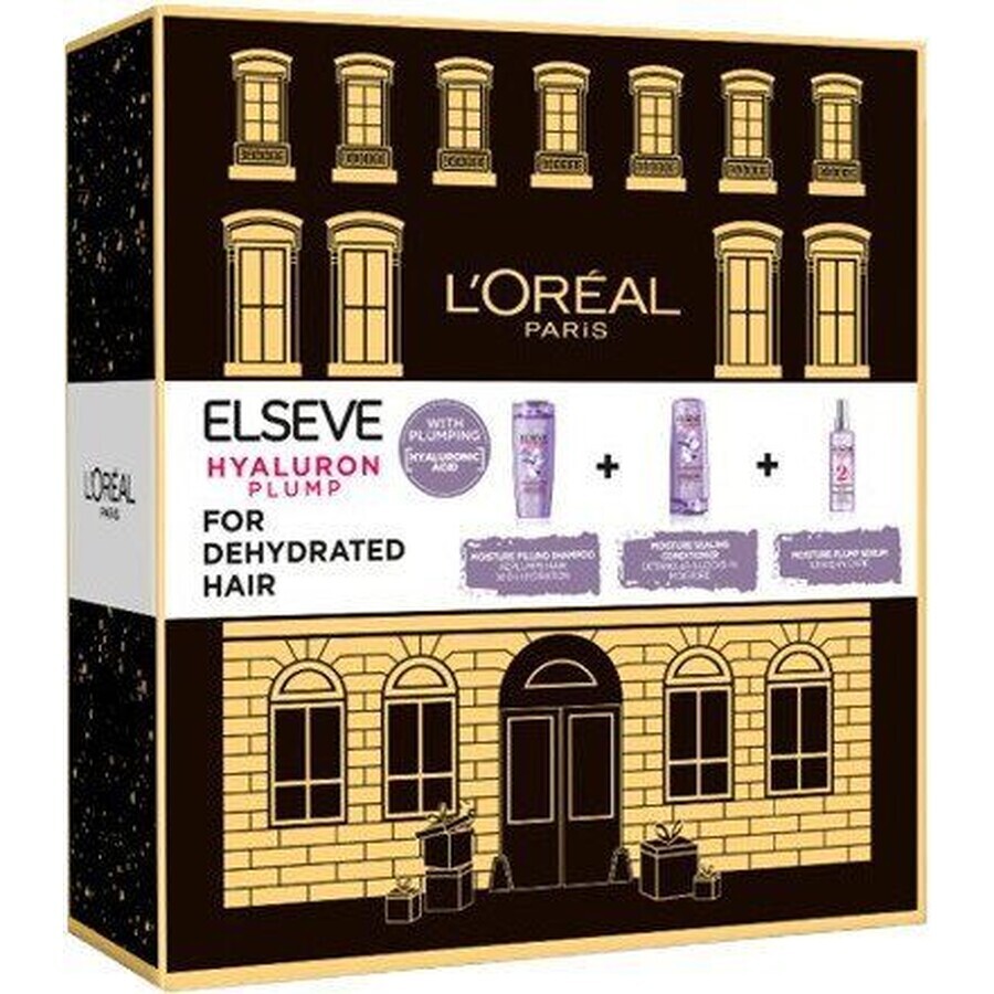 L'Oréal Paris Elseve Hyaluron Plump pachet cadou de 3