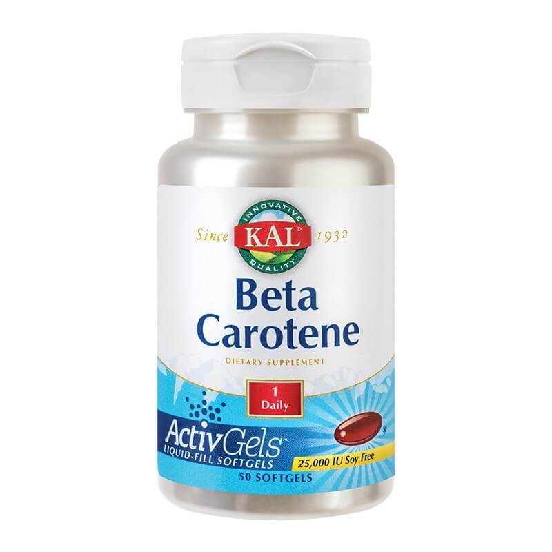 Beta Caroten 25.000UI Kal, 50 capsule, Secom