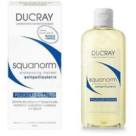 Ducray SQUANORM - Shampooing contre les pellicules grasses 200 ml