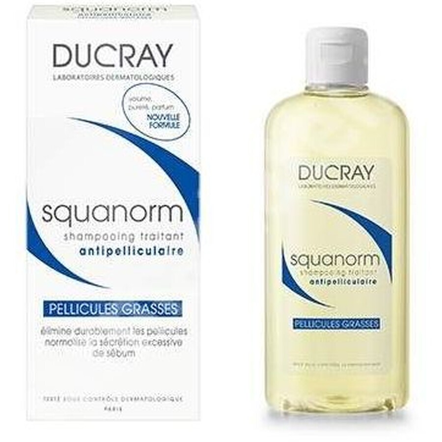 Ducray SQUANORM - Shampooing contre les pellicules grasses 200 ml