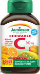 Jamieson Vitamina C 500 mg amestec de arome 120 comprimate