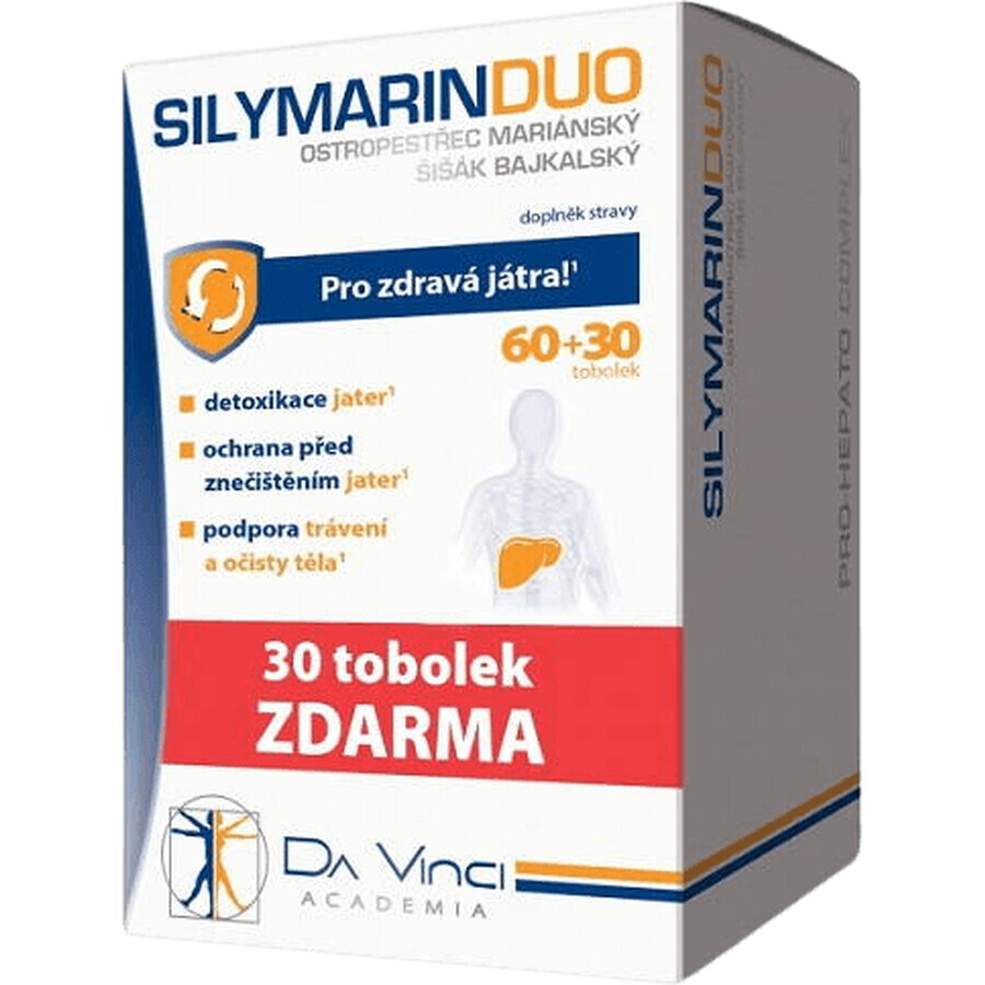 Silymarin Duo - DA VINCI 90 capsules