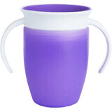 Munchkin Junior Cupa fără curgere 360° cu urechi violet 207 ml 207 ml