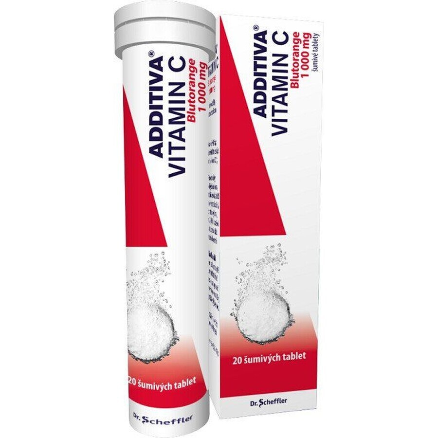 Additiva Vitamin C Blutorange 20 effervescent tablets