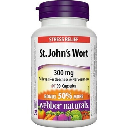 Webber Naturals St. John's Wort 300 mg 90 capsule